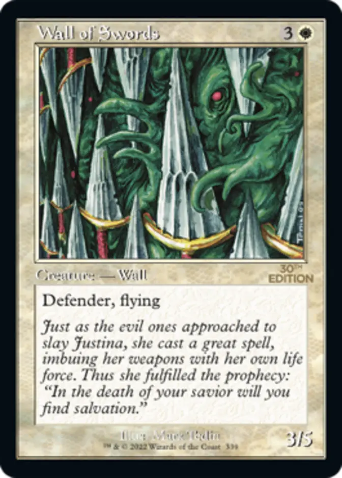 Wall of Swords <retro> [30A]