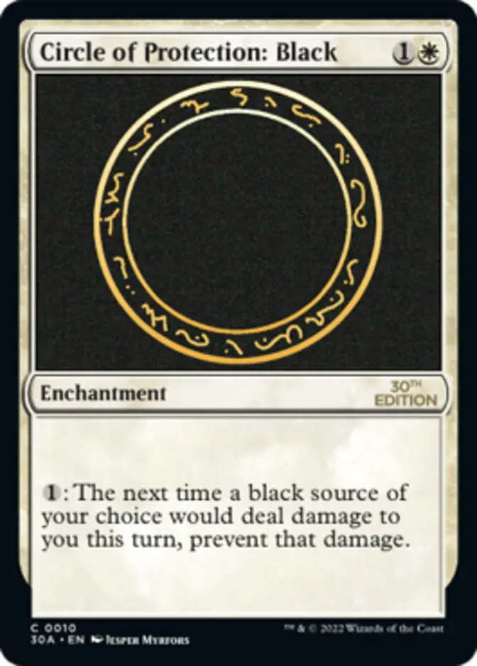 Circle of Protection: Black [30A]