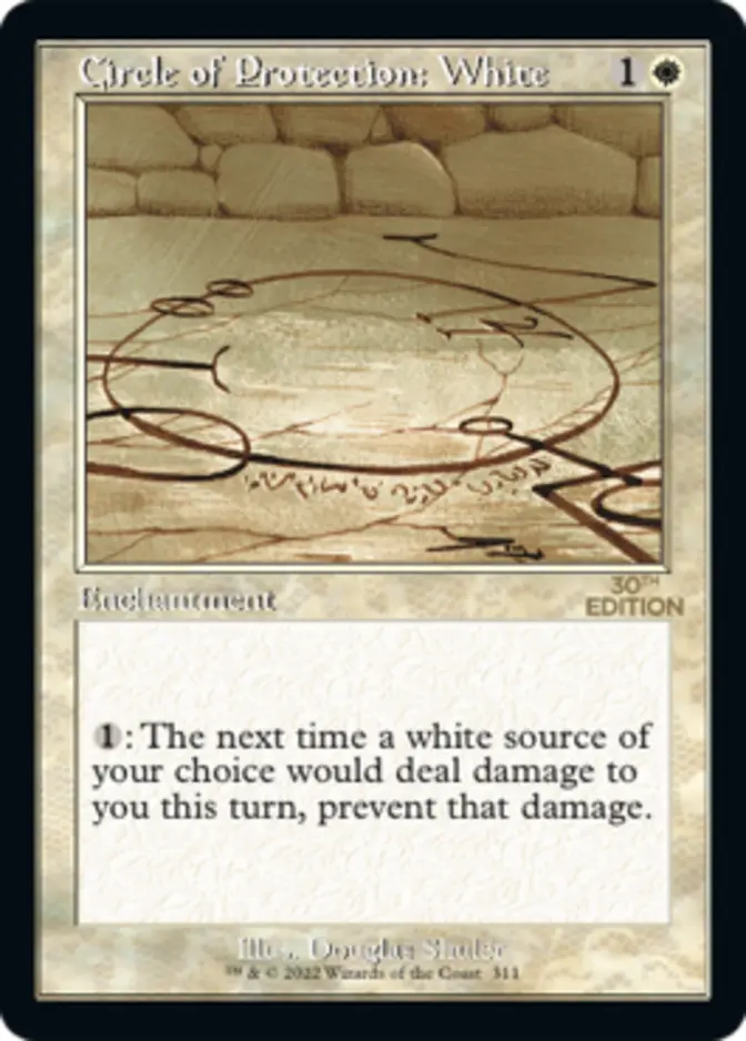 Circle of Protection: White <retro> [30A]