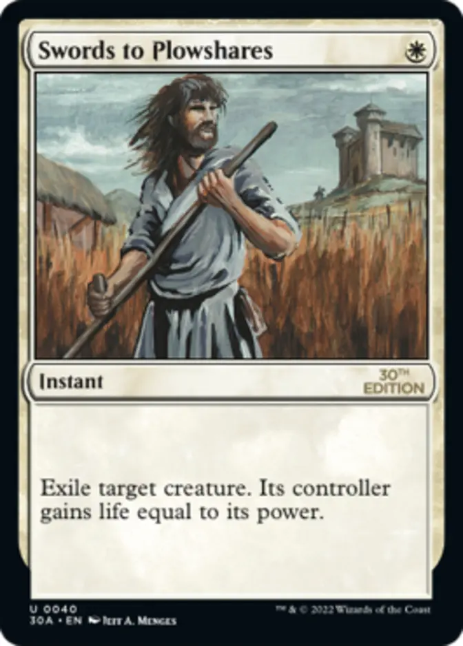 Swords to Plowshares [30A]