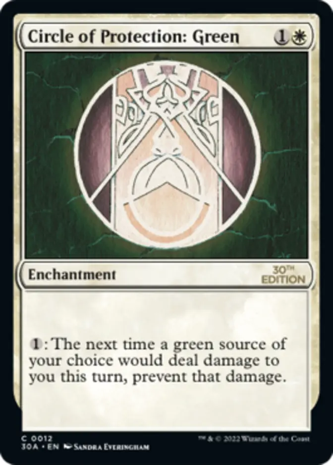 Circle of Protection: Green [30A]
