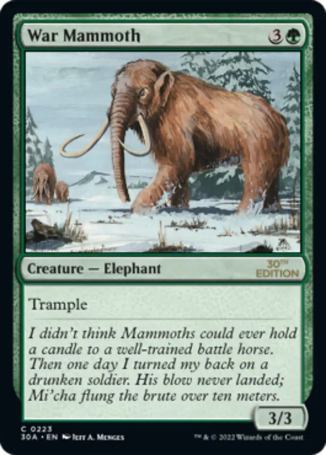 War Mammoth [30A]