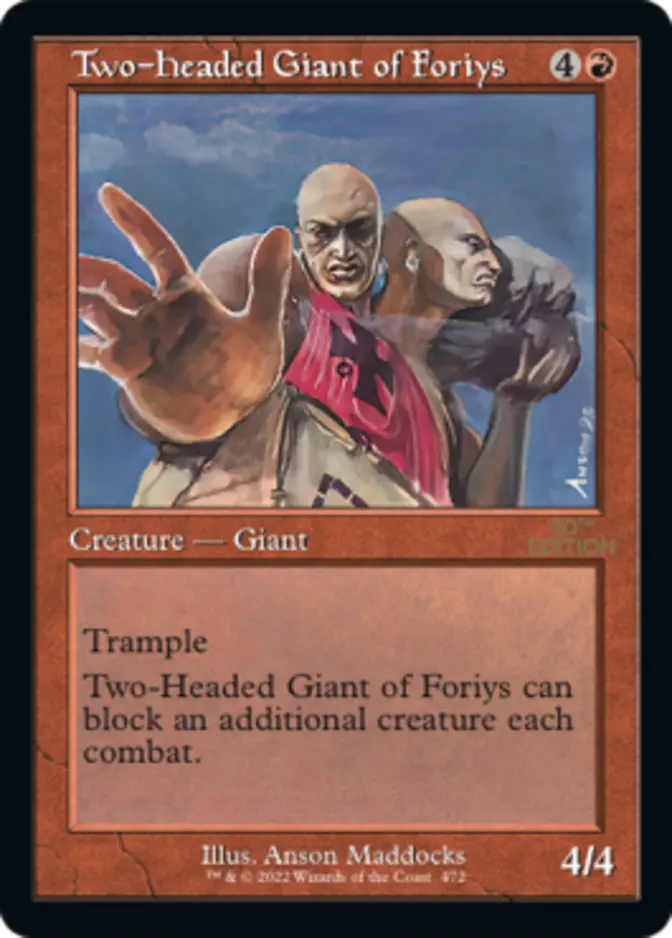 Two-Headed Giant of Foriys <retro> [30A]