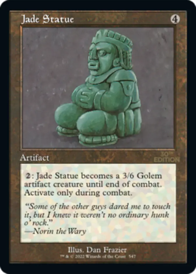 Jade Statue <retro> [30A]
