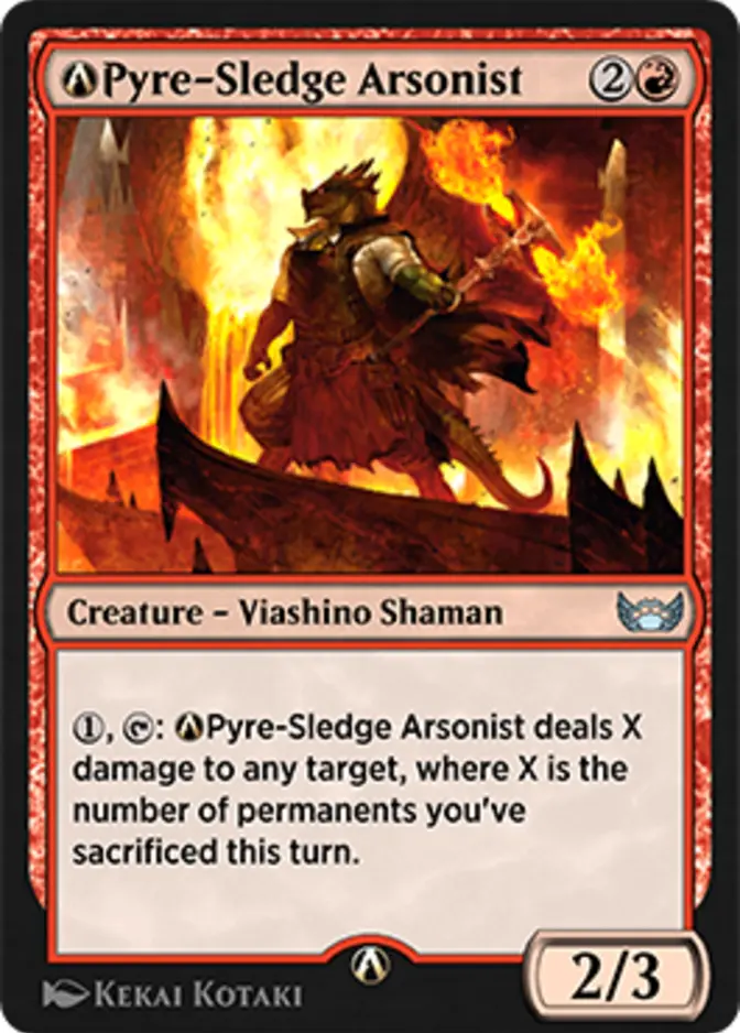 Pyre-Sledge Arsonist <magic arena rebalanced> [SNC]
