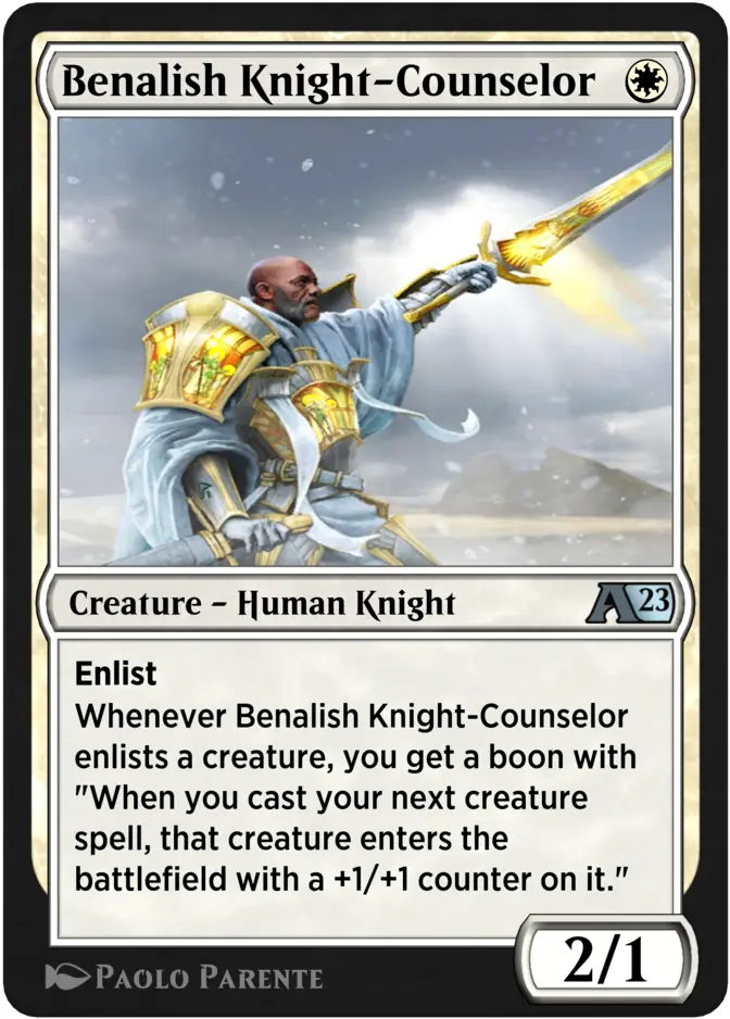 Benalish Knight-Counselor [Y23]