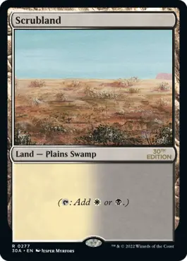 Scrubland, 30th Anniversary Edition (30A) Price History