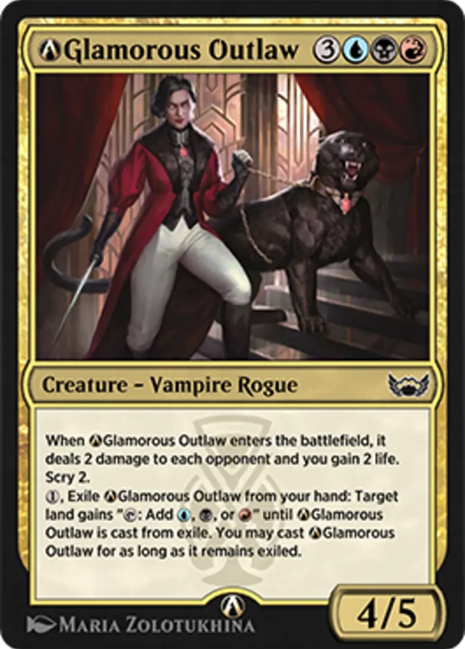 Glamorous Outlaw <magic arena rebalanced> [SNC]