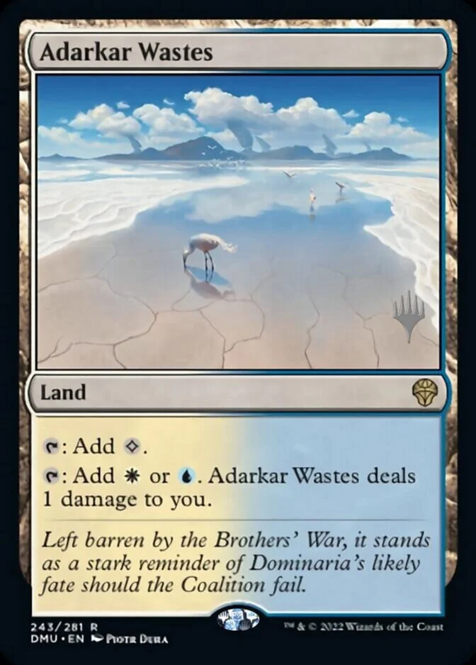 Adarkar Wastes <planeswalker stamp> [DMU] (F)
