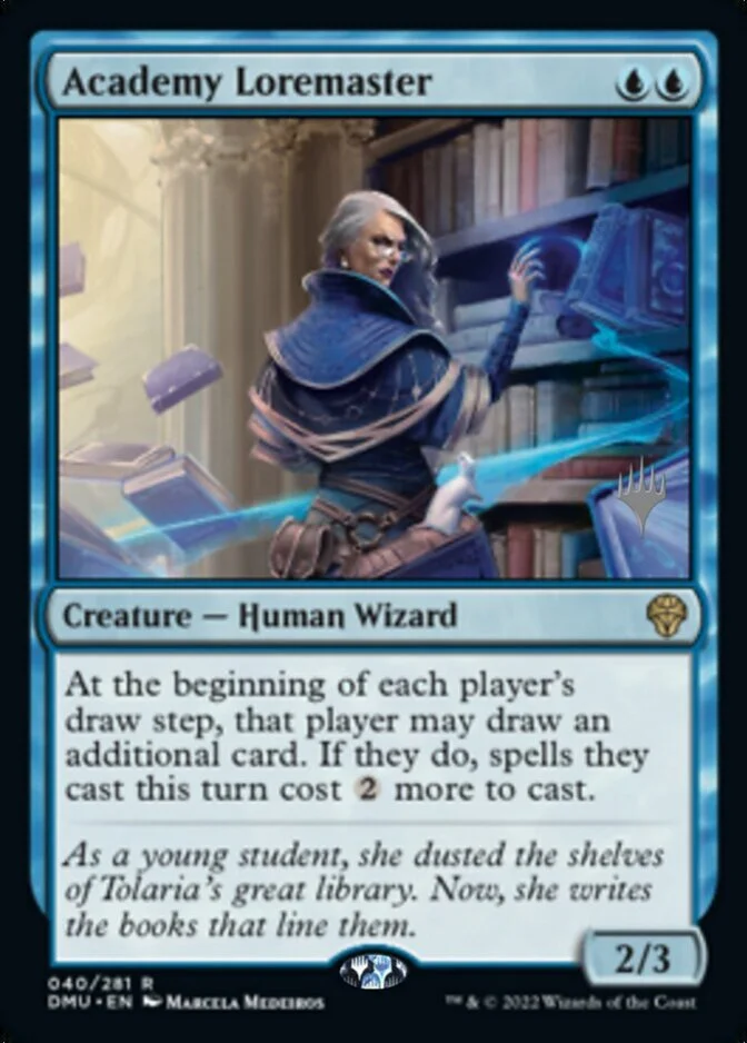 Academy Loremaster <planeswalker stamp> [DMU]