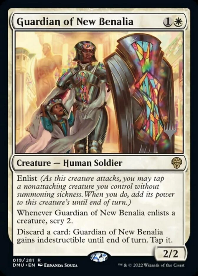 Guardian of New Benalia <planeswalker stamp> [DMU]