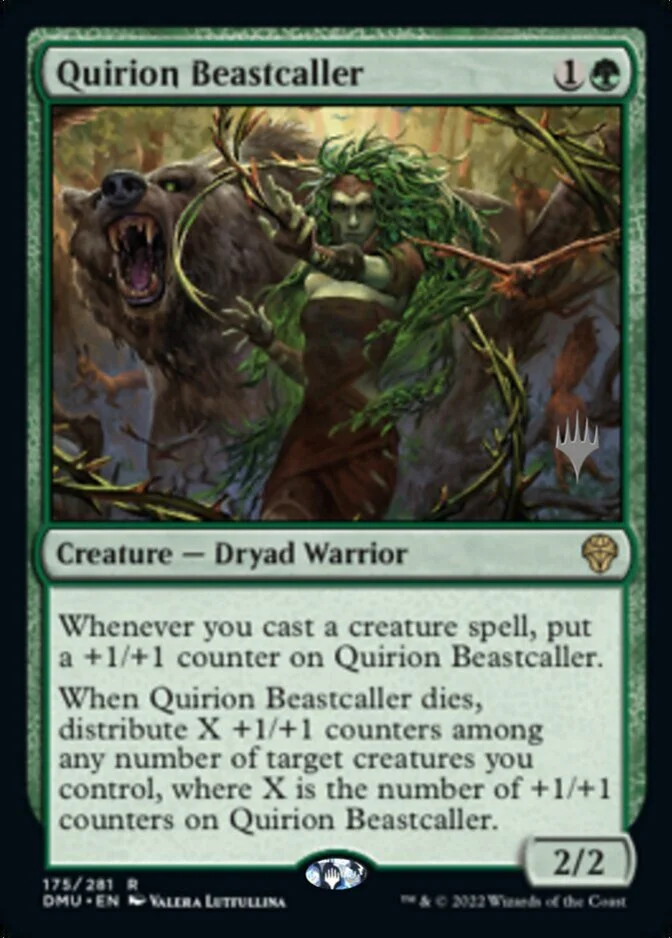 Quirion Beastcaller <planeswalker stamp> [DMU]
