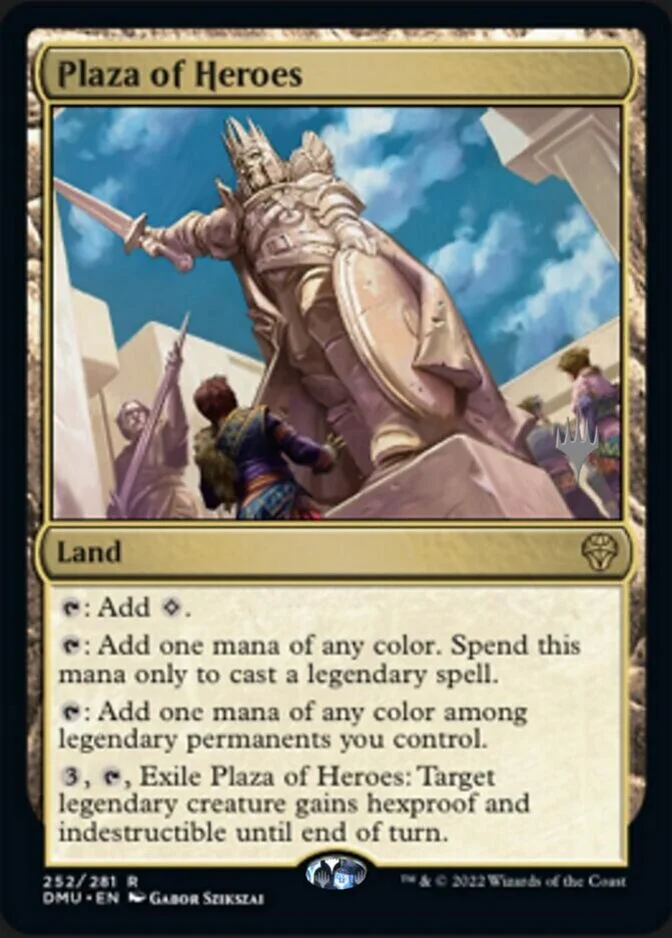 Plaza of Heroes <planeswalker stamp> [DMU]