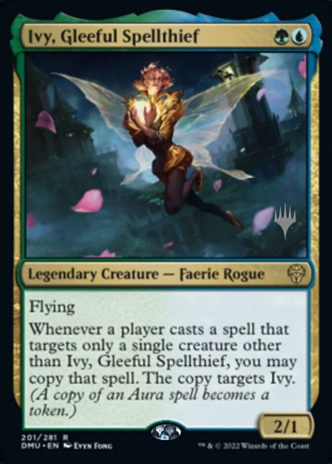Ivy, Gleeful Spellthief <planeswalker stamp> [DMU]