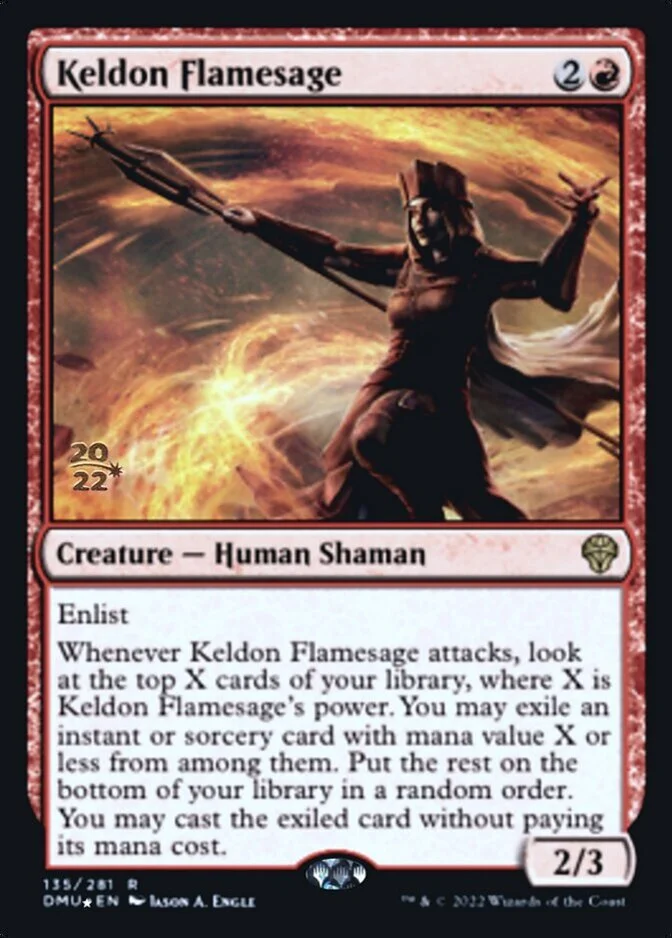 Keldon Flamesage <prerelease> [DMU] (F)