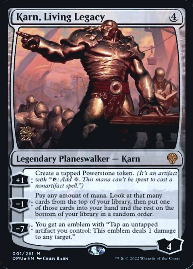 Karn, Living Legacy <prerelease> [DMU] (F)