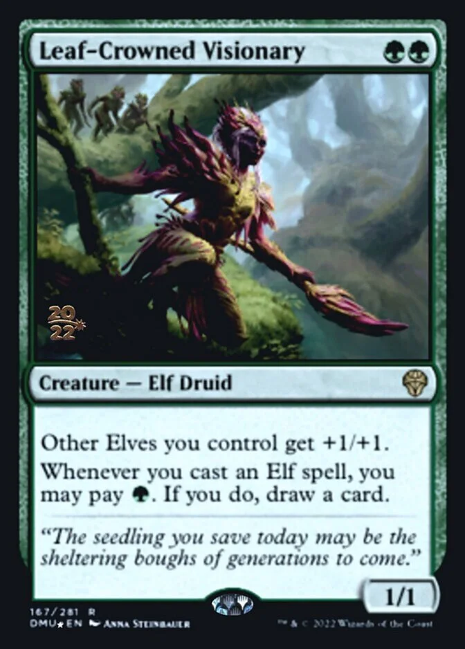Leaf-Crowned Visionary <prerelease> [DMU] (F)