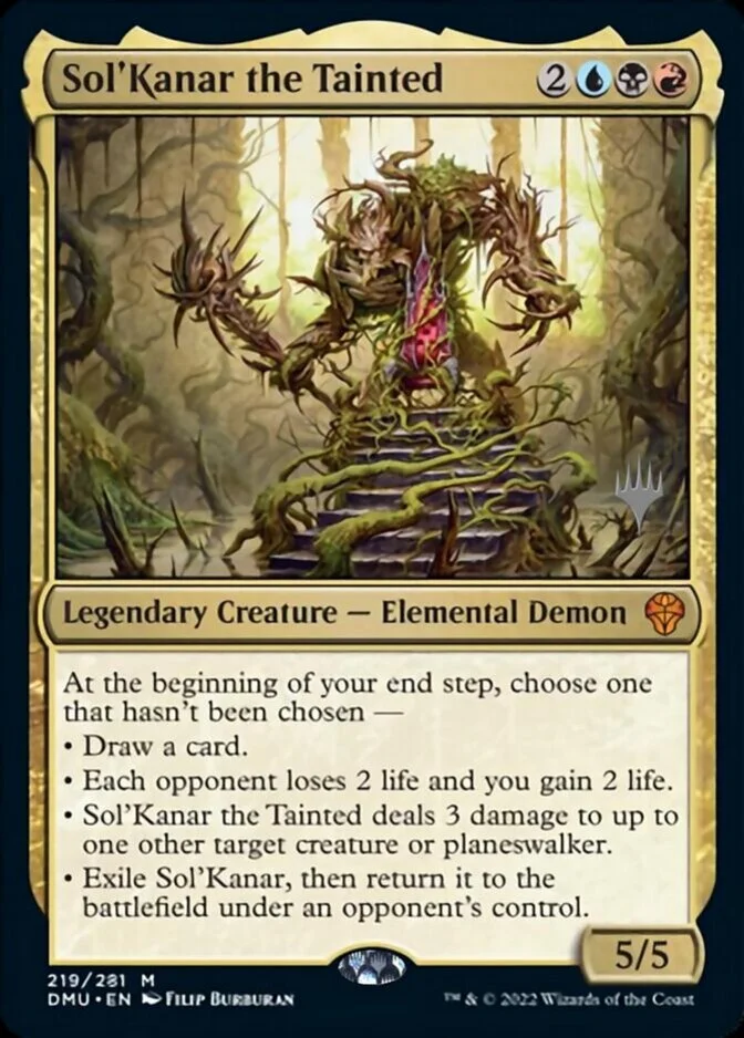 Sol'Kanar the Tainted <planeswalker stamp> [DMU] (F)