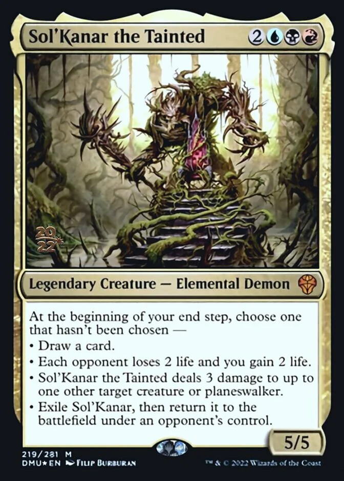 Sol'Kanar the Tainted <prerelease> [DMU] (F)