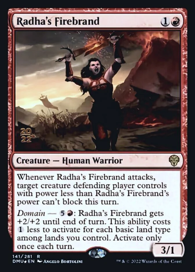 Radha's Firebrand <prerelease> [DMU] (F)