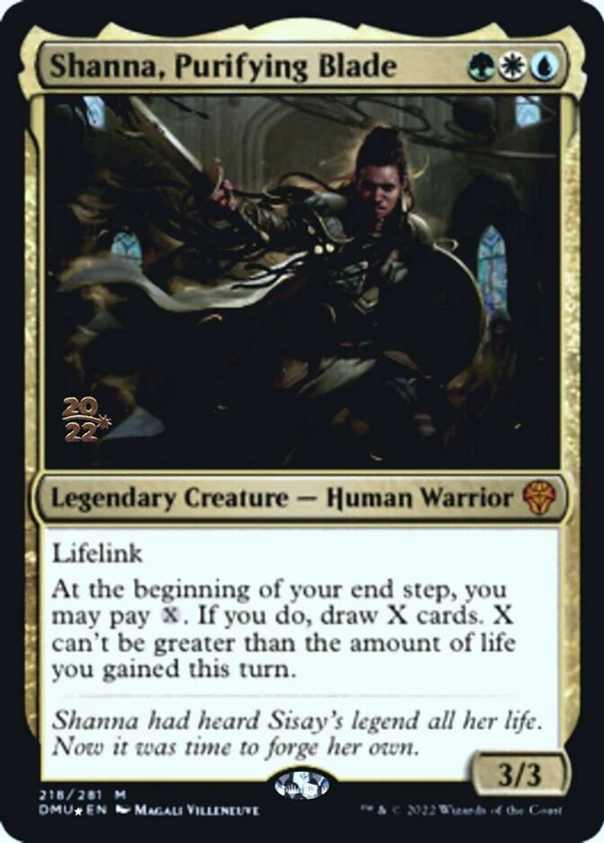 Shanna, Purifying Blade <prerelease> [DMU] (F)
