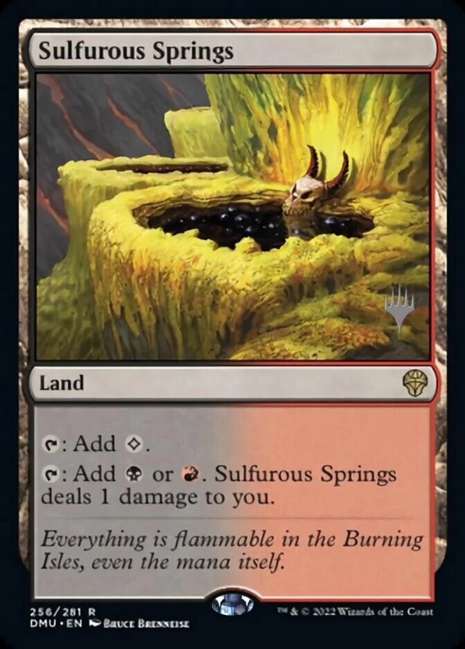 Sulfurous Springs <planeswalker stamp> [DMU]