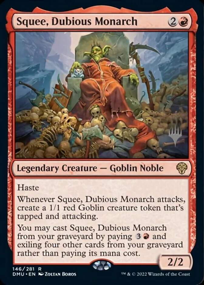 Squee, Dubious Monarch <planeswalker stamp> [DMU]