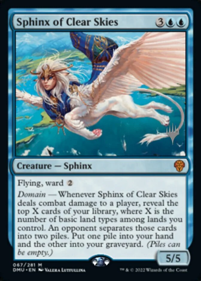 Sphinx of Clear Skies <planeswalker stamp> [DMU] (F)