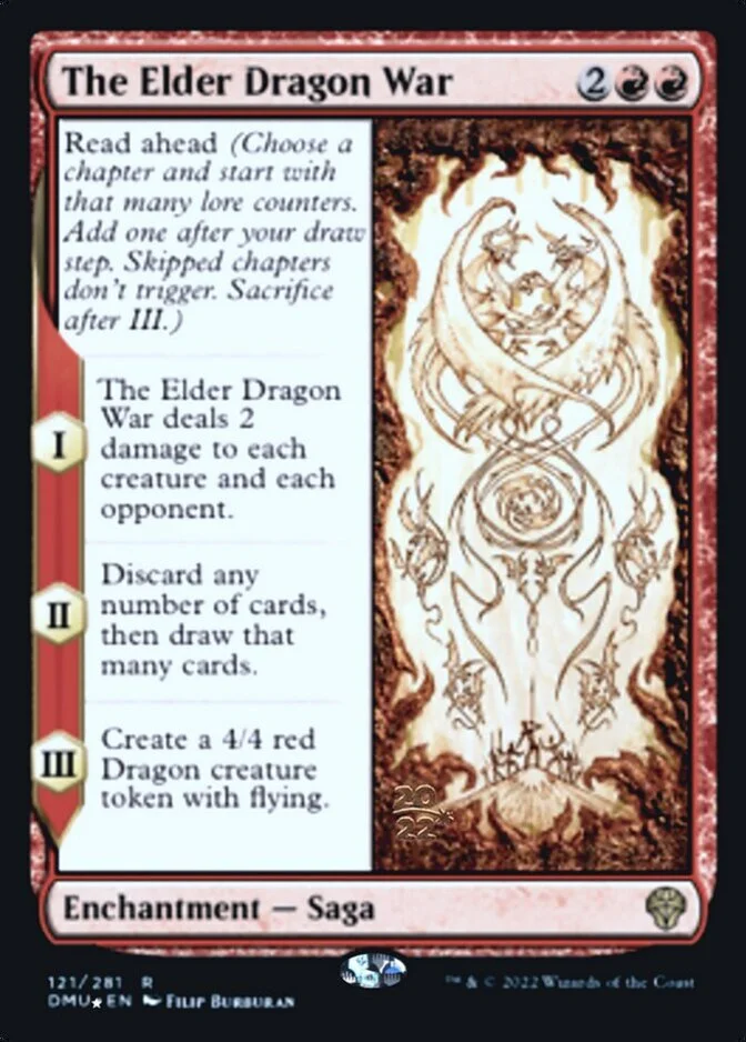 The Elder Dragon War <prerelease> [DMU] (F)