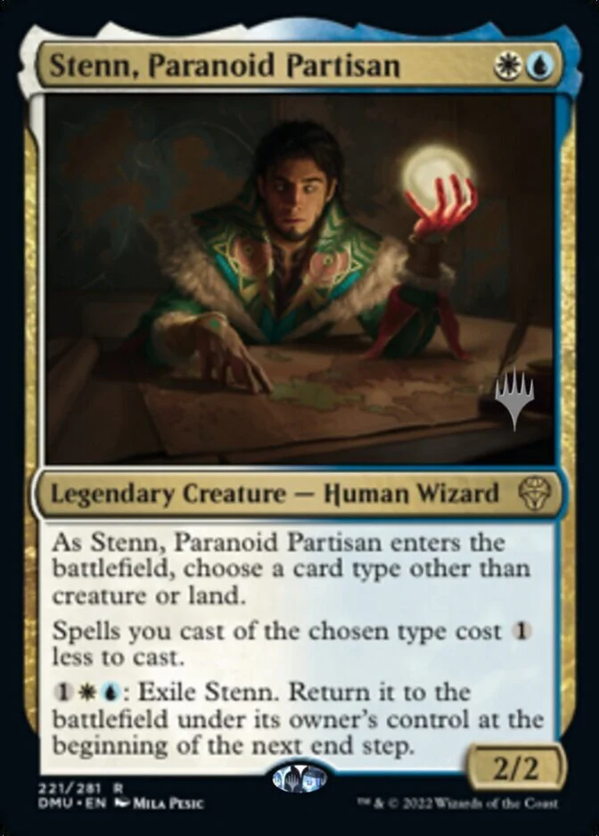 Stenn, Paranoid Partisan <planeswalker stamp> [DMU]