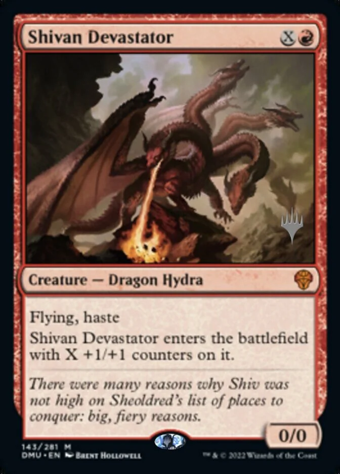 Shivan Devastator <planeswalker stamp> [DMU]