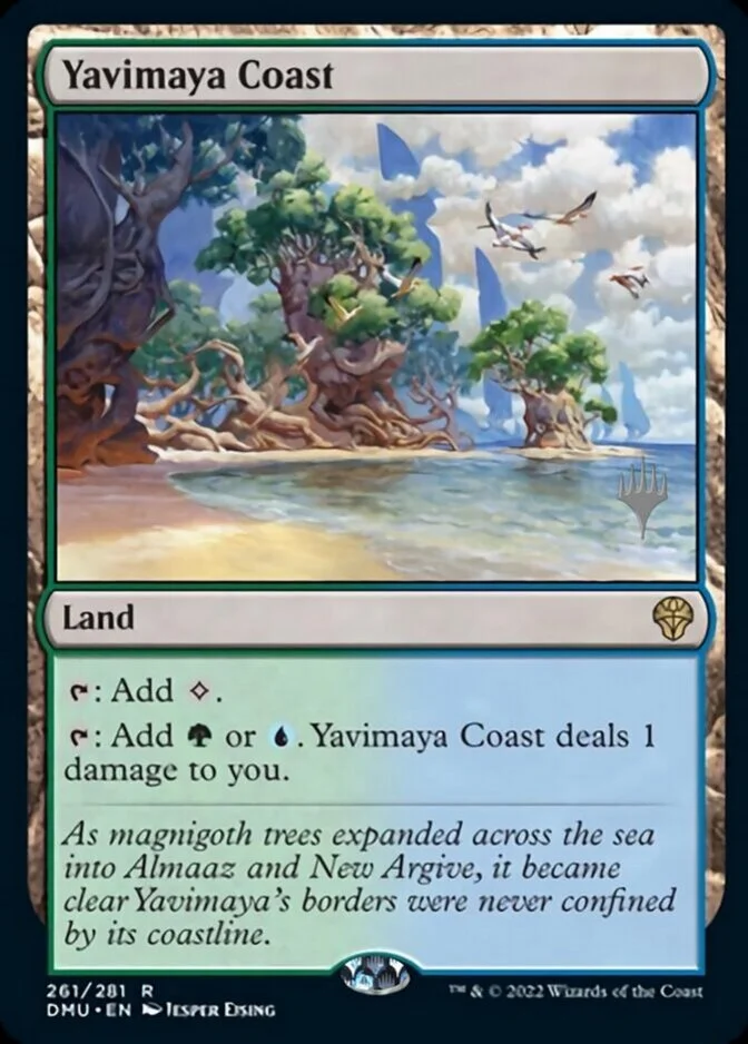 Yavimaya Coast <planeswalker stamp> [DMU]
