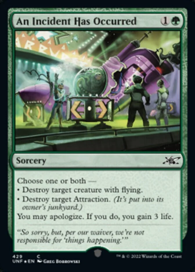 An Incident Has Occurred <galaxy foil> [UNF] (F)