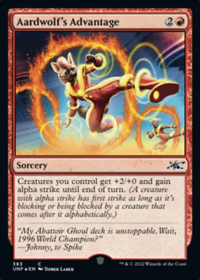 Aardwolf's Advantage <galaxy foil> [UNF] (F)