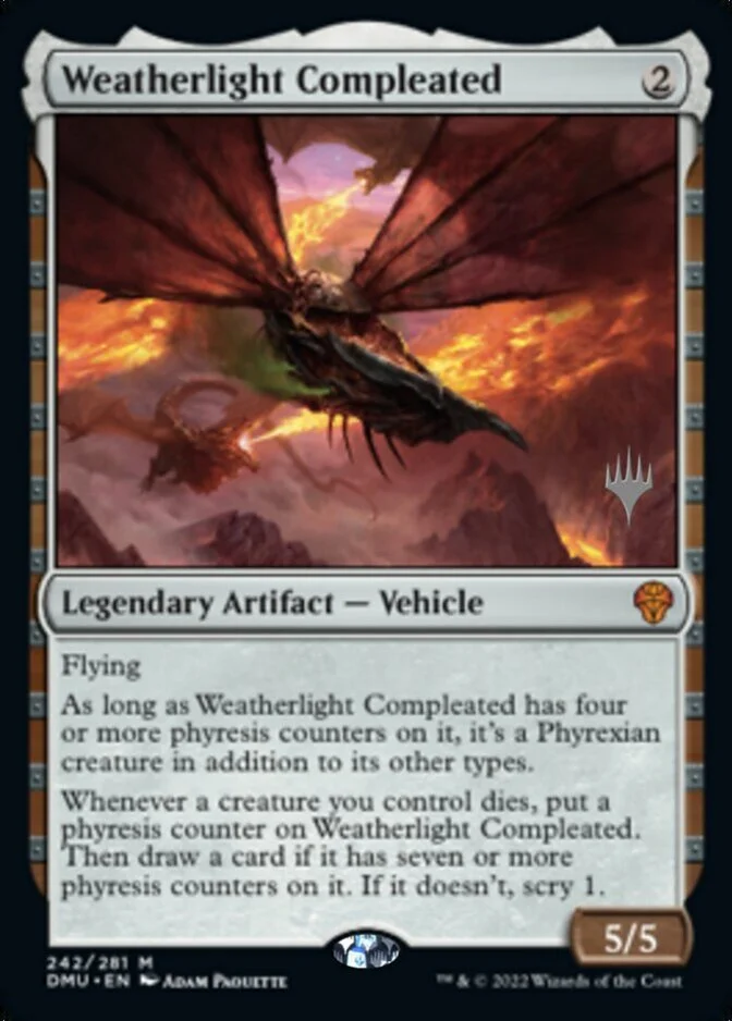 Weatherlight Compleated <planeswalker stamp> [DMU] (F)