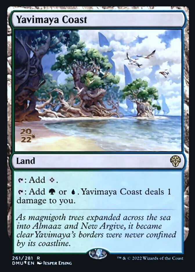 Yavimaya Coast <prerelease> [DMU] (F)
