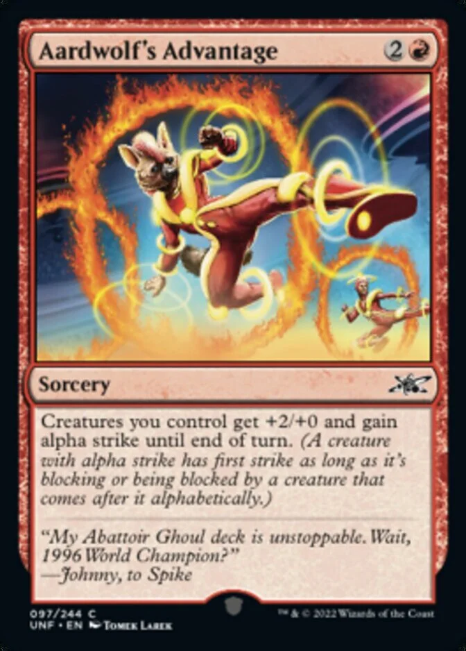 Aardwolf's Advantage [UNF] (F)