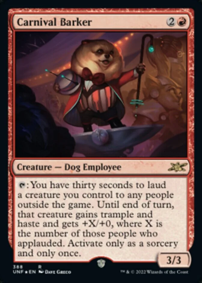 Carnival Barker <galaxy foil> [UNF] (F)