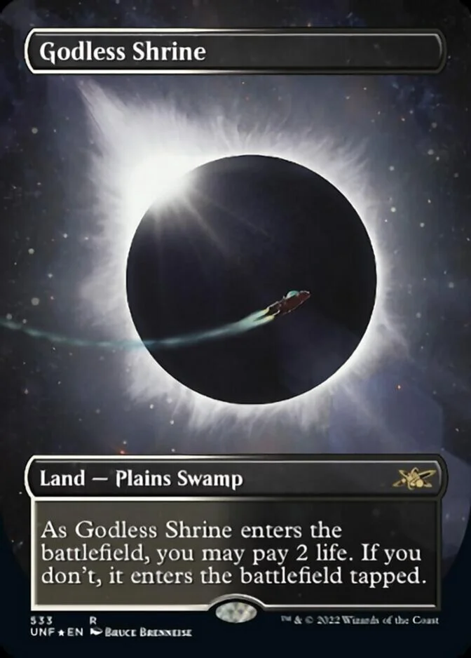 Godless Shrine <borderless - galaxy foil> [UNF] (F)