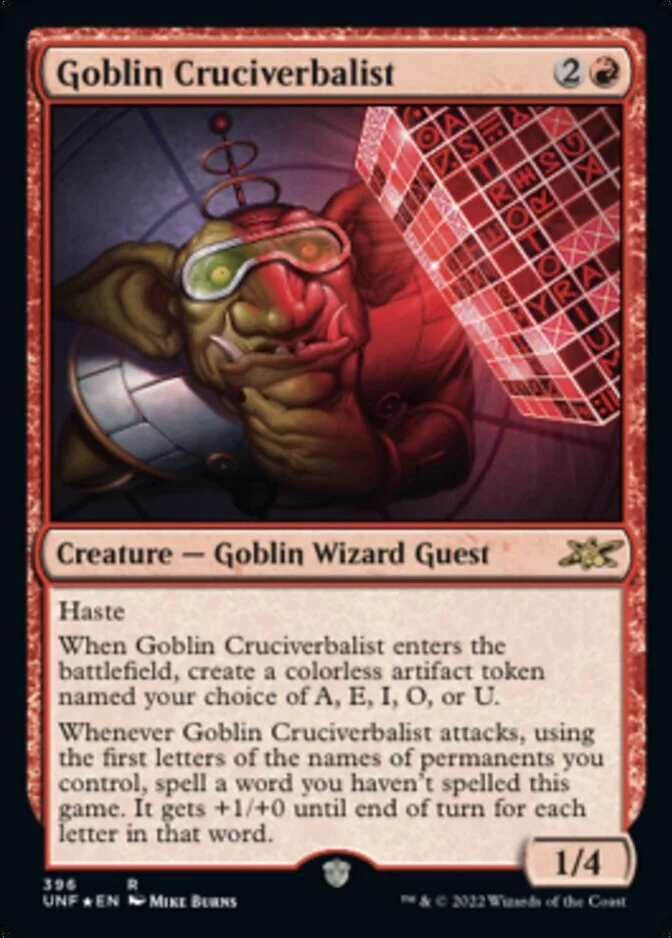 Goblin Cruciverbalist <galaxy foil> [UNF] (F)
