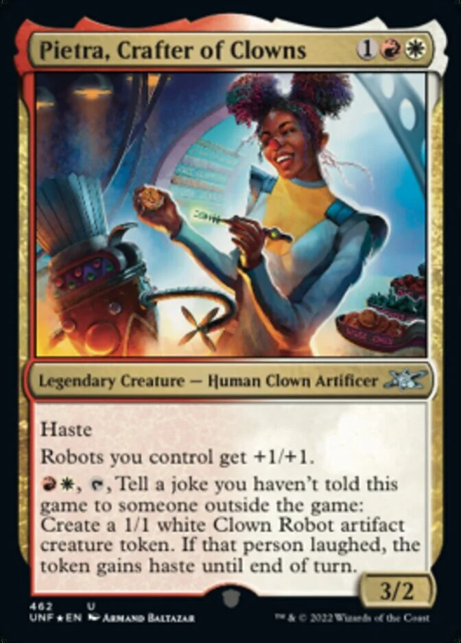 Pietra, Crafter of Clowns <galaxy foil> [UNF] (F)