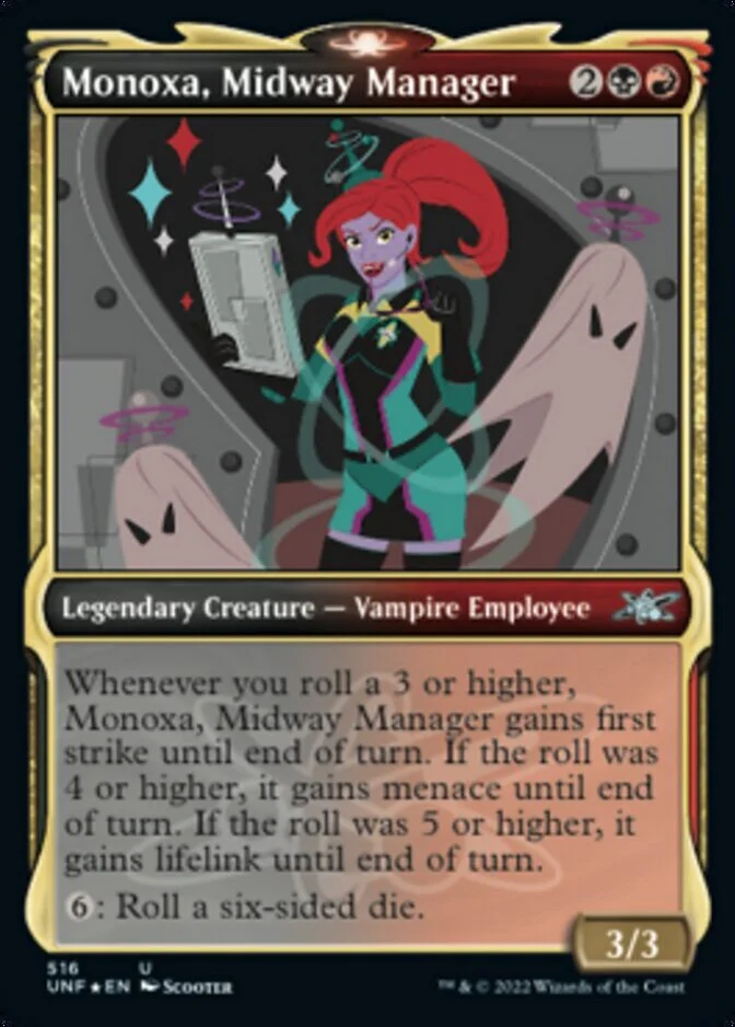 Monoxa, Midway Manager <showcase - galaxy foil> [UNF] (F)