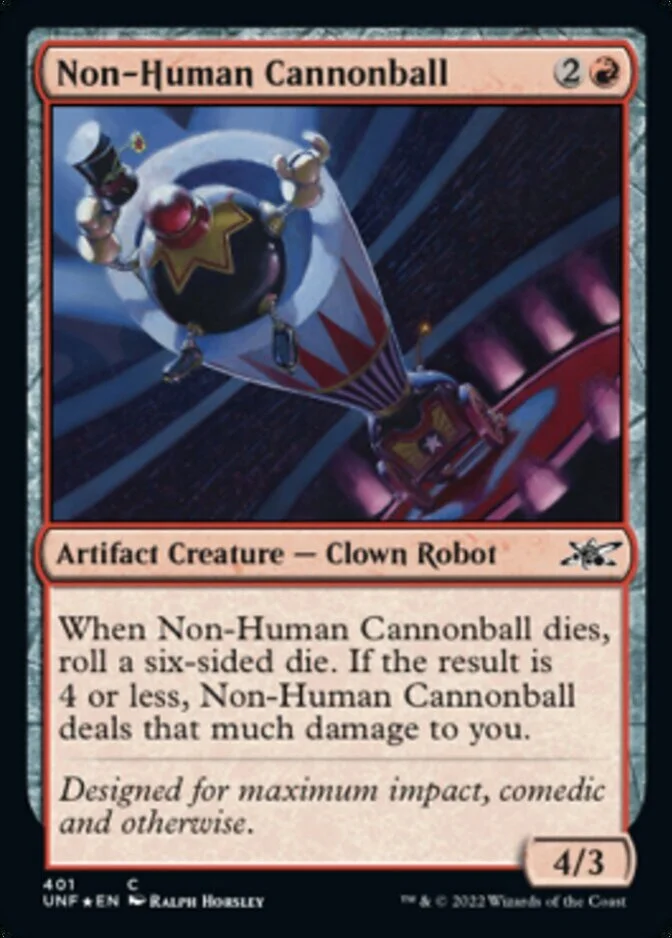 Non-Human Cannonball <galaxy foil> [UNF] (F)
