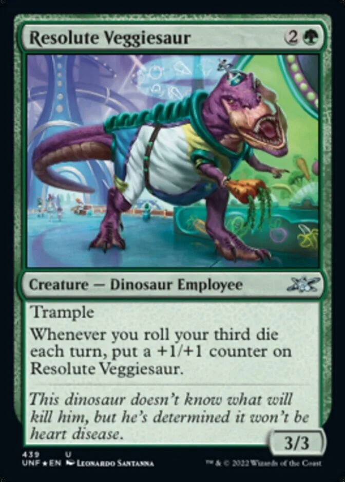 Resolute Veggiesaur <galaxy foil> [UNF] (F)