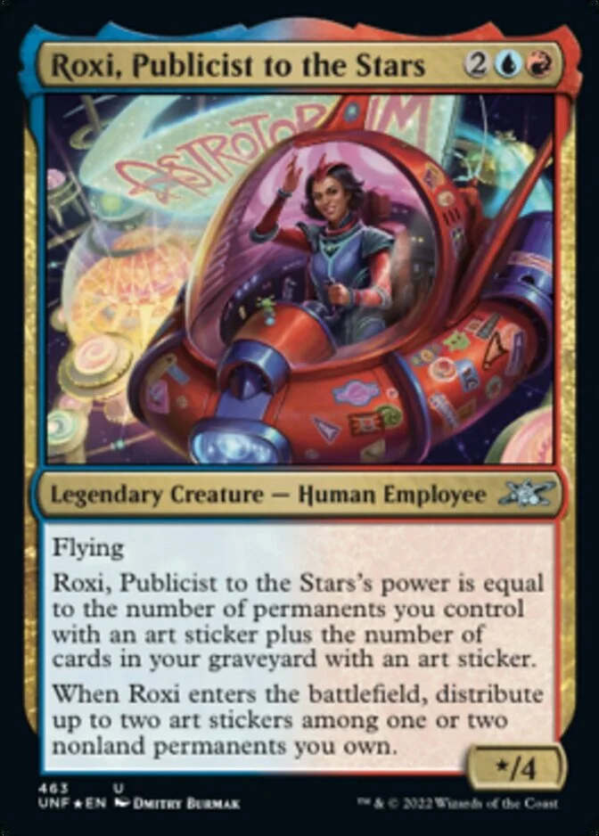 Roxi, Publicist to the Stars <galaxy foil> [UNF] (F)