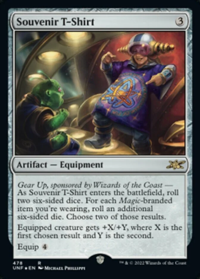 Souvenir T-Shirt <galaxy foil> [UNF] (F)