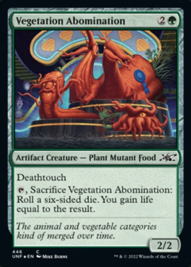 Vegetation Abomination <galaxy foil> [UNF] (F)