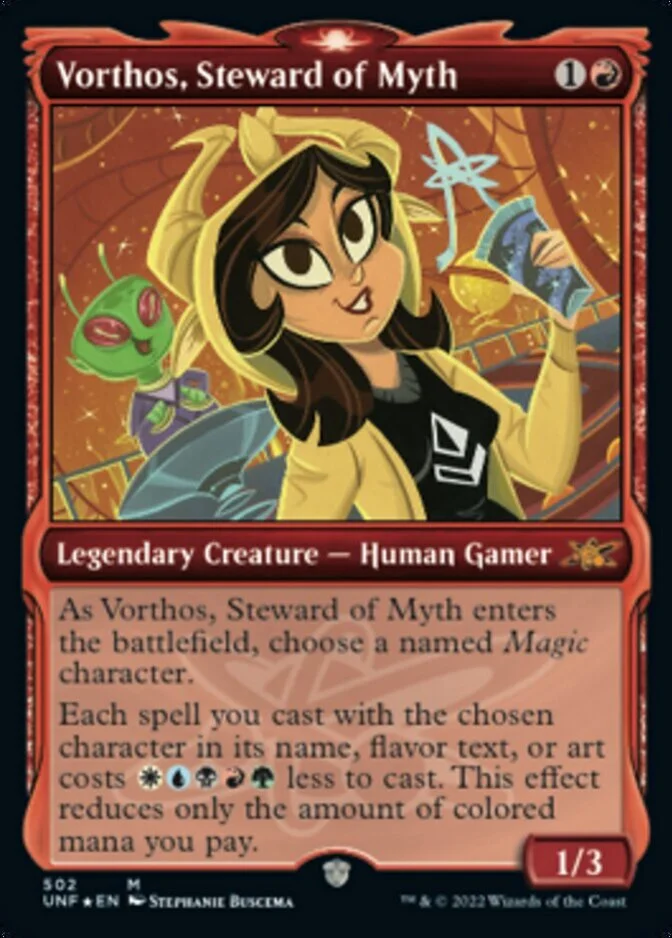 Vorthos, Steward of Myth <showcase - galaxy foil> [UNF] (F)