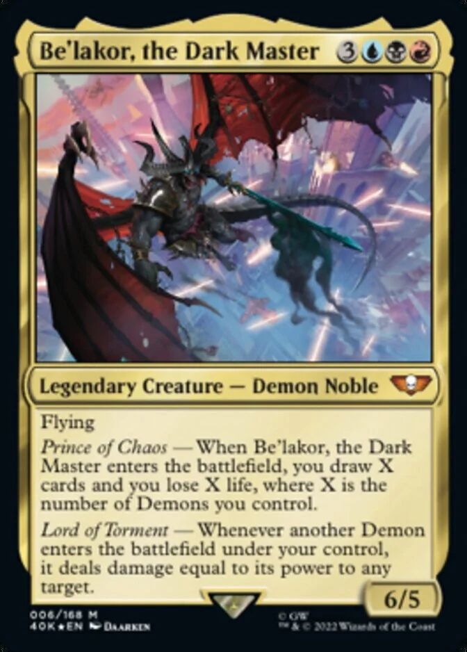 Be'lakor, the Dark Master <surge foil> [40K] (F)