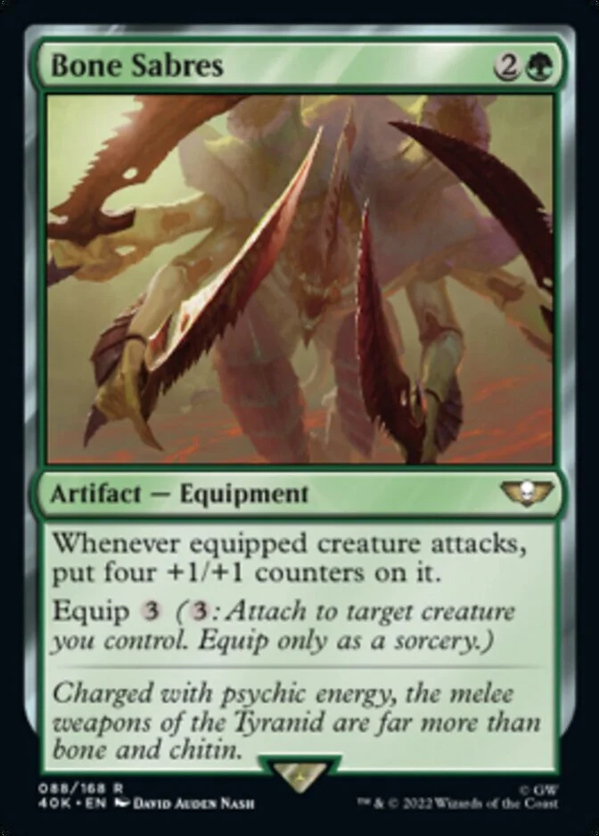 Bone Sabres <surge foil> [40K] (F)